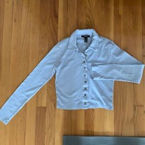Forever21 Cropped button down